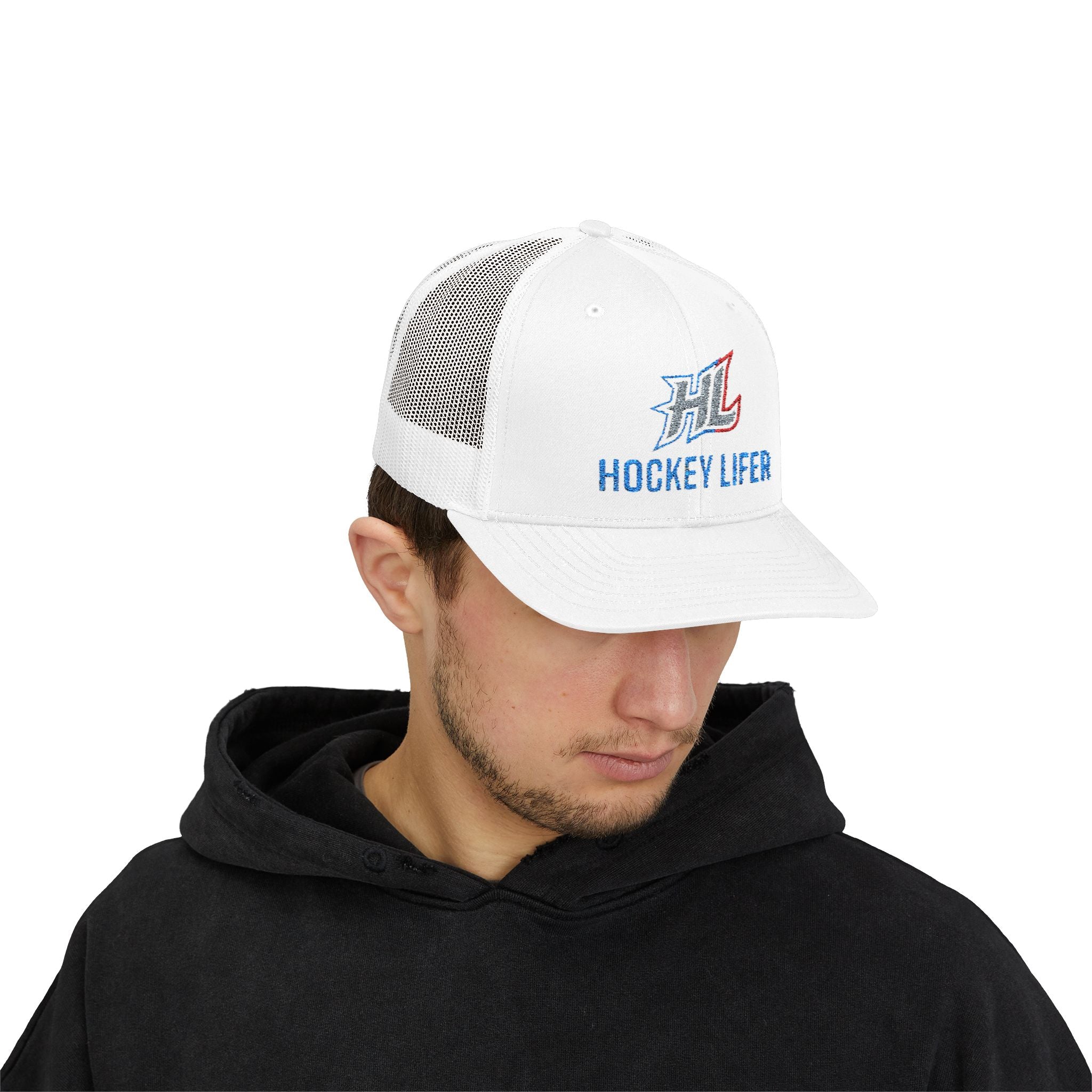 Hockey Lifer | Embroidered Trucker Hat